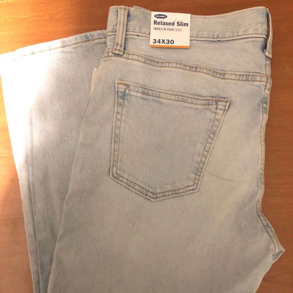 Relaxed slim men’s jeans